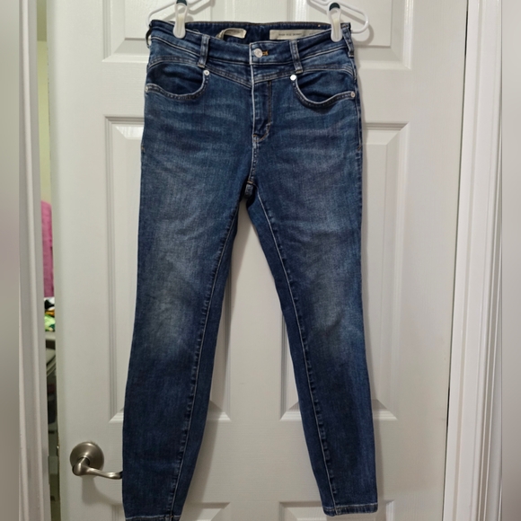 Pilcro and the Letterpress by Anthropologie Yoked front skinny jeans size 29 - Picture 2 of 10